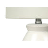 Monarch Specialties I 9740 - Lighting, 17"H, Table Lamp, Cream Ceramic, Ivory / Cream Shade, Modern - 83-9740 - Mounts For Less