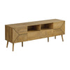 Monarch Speicalties I 2753 - Tv Stand, 72 Inch, Console, Media Entertainment Center, Storage Drawer, Walnut Laminate, Mid Century, Modern - - Mounts For Less