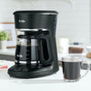 Mr. Coffee - Programmable Coffee Maker, 12 Cup Capacity, Late Brew Function, Black - 65-311355 - Mounts For Less