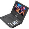 Naxa - Portable DVD Player With 9" Rotating LCD Screen, Black - 78-141497 - Mounts For Less