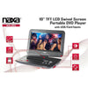 Naxa - Portable DVD Player with 10" Rotating Screen, USB/SD/MMC Inputs, Black - 78-141496 - Mounts For Less