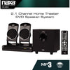 Naxa - Speaker and DVD Set for Home Cinema, 2.1 Channels, Black - 78-141500 - Mounts For Less