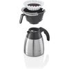 Oster - Programmable Coffee Maker for Ground Coffee and K-Cup, 10 Cup Capacity, Stainless Steel - 65-311356 - Mounts For Less