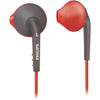 Philips - ActionFit Wired In-Ear Headphones with Integrated Microphone and Remote Control, Gray and Orange - 78-116264 - Mounts For Less