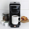 Proctor Silex - Single Serve Coffee Maker, Works with K-Cup or Ground Coffee, Black - 119-49961C - Mounts For Less