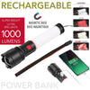 RCA - LED Flashlight and Lantern with 2000mAh Charging Bank, Rechargeable - 80-RFL4437 - Mounts For Less