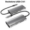 Rockstone - USB Type-C 8 in 1 Hub, USB-A, HDMI, SD and Micro SD Card Readers and More - 78-142309 - Mounts For Less