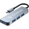 Rockstone - USB Type-C to 4-Port USB-A 3.0 Hub - 78-142177 - Mounts For Less