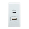 Rockstone - Wall Charger PD45 with USB-A 2.4A and USB-C 45W, White - 78-141270 - Mounts For Less