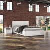 SUA-V - Ashton Thermally Fused Laminate Bed Base, Queen Size, White - - Mounts For Less