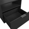 SUA-V - Ashton Thermally Fused Laminate Nightstand, Black - - Mounts For Less