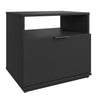 SUA-V - Ashton Thermally Fused Laminate Nightstand, Black - - Mounts For Less
