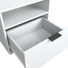 SUA-V - Ashton Thermally Fused Laminate Nightstand, White - - Mounts For Less