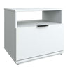 SUA-V - Ashton Thermally Fused Laminate Nightstand, White - - Mounts For Less