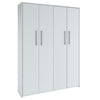 SUA-V - Kimberly Murphy Bed in Thermally Fused Laminate, Full Size, White - 130-LITESCA-KIMBERLY-BLANC - Mounts For Less