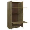 SUA-V - Thermally Fused Laminate Storage Cabinet, 64" Height, Ginger - - Mounts For Less