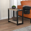 Safdie & Co Accent Table - 23" Long Dark Taupe with 1 Shelf for Living Room - 120-81120-Z-05 - Mounts For Less