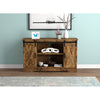 Safdie & Co TV Stand - 48" Long Brown Reclaimed Wood with 2 Sliding Doors and 3 Shelves for Living Room - 120-81150-Z-07 - Mounts For Less