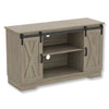 Safdie & Co TV Stand - 48" Long Dark Taupe with 2 Sliding Doors and 3 Shelves for Living Room - 120-81150-Z-05 - Mounts For Less