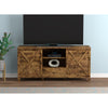 Safdie & Co TV Stand - 58" Long Brown Reclaimed Wood with 4 Shelves and 1 Drawer for Living Room - 120-81114-Z-07 - Mounts For Less
