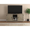 Safdie & Co TV Stand - 58" Long Dark Taupe with 2 Closed Doors and 2 Shelves for Living Room - 120-81157-Z-05 - Mounts For Less