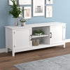 Safdie & Co TV Stand - 58" Long White with 2 Closed Doors and 2 Shelves for Living Room - 120-81156-Z-01 - Mounts For Less