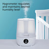 Safety 1st - Filter-Free Humidifier, Detects Temperature and Humidity Level, White - 65-311423 - Mounts For Less