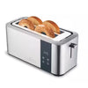 Salton - Digital Long Slot Toaster, 4-Slice Capacity, 1500 Watts, Stainless Steel - 82-ET2108 - Mounts For Less