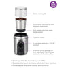 Salton - Smart Coffee/Herb/Spice Grinder, 12 Cup Capacity, Stainless Steel - 82-CG2123 - Mounts For Less