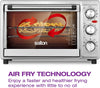 Salton - Toaster Oven and Air Fryer, 6 Slice Capacity, 6 Cooking Functions, Accessories Included - 82-TO2044SS - Mounts For Less