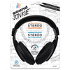SoundJUNKIE - Wired Stereo Headphones with Volume Control, Black - - Mounts For Less