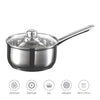 Starfrit - Everyday Basix Casserole with Glass Lid, 3.2 Liter Capacity, Stainless Steel - 65-125356 - Mounts For Less