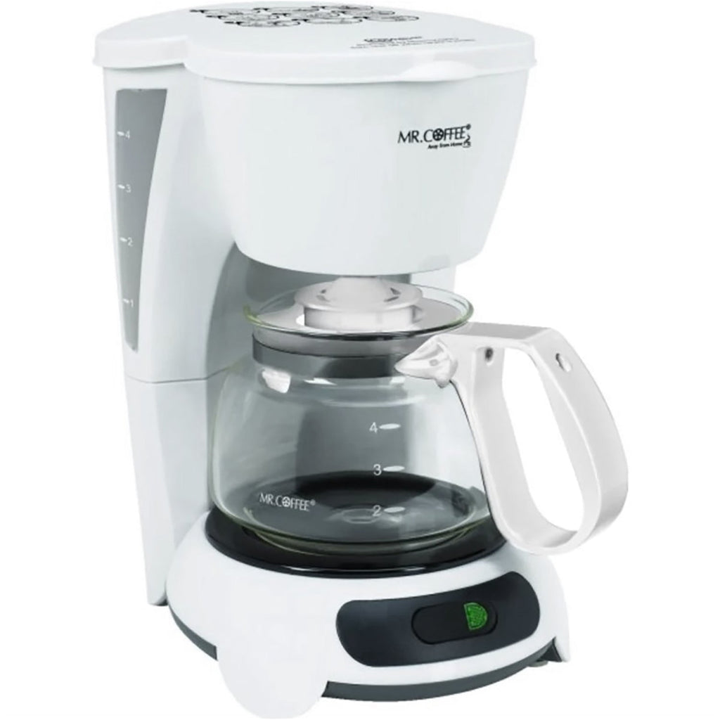 Mr coffee 4 cup coffee maker white sale