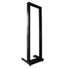 TechCraft - 47U 2-Post Relay Rack, 7.3' Tall, Steel Fabricated, Black - 98-ZPP-RM-47U-S - Mounts For Less