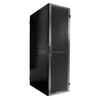 TechCraft - 48U Fully Vented Server Cabinet, 47" Deep, Door with Lock, Assembled, Black - 98-Z-RD2CB48-BS1A - Mounts For Less