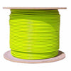 TechCraft - Cat6a Shielded Network Cable, S/FTP, 1000 Feet Length, CMR, Yellow - - Mounts For Less