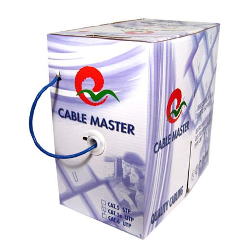 TechCraft Network cable Cat6 UTP FT4/CM cUL Shielded Blue 1000' - 98-CZSTP-C6STRB - Mounts For Less