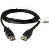 TechCraft USB 3.0 cable Male A to Female A Black 15 FT - 98-CUSB3-15MF - Mounts For Less