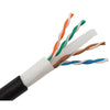 TechCraft - UTP Cat6 Outdoor Burial Network Cable, 1000 Feet Length, Black - 98-CZ-CAT6-OUTWBT - Mounts For Less