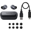 Technics - Wireless Bluetooth In-Ear Headphones with Microphone and Charging Case, Black - 78-138007 - Mounts For Less
