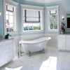 Versaille - Cordless Roman Shade, Valentina Collection, Darkening Fabric, Grey (Available in 7 Sizes) - - Mounts For Less