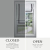 Versaille - Cordless Roman Shade, Valentina Collection, Darkening Fabric, Grey (Available in 7 Sizes) - - Mounts For Less