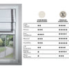 Versaille - Cordless Roman Shade, Valentina Collection, Darkening Fabric, Grey (Available in 7 Sizes) - - Mounts For Less