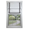 Versaille - Cordless Roman Shade, Valentina Collection, Darkening Fabric, Grey (Available in 7 Sizes) - - Mounts For Less
