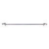 Versaille - Double-Up Curtain Rod, Adjustable Length, Silver (2 Sizes Available) - - Mounts For Less