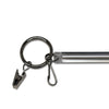 Versailles - Acrylic Drapery Wand, 34" Height, Transparent - - Mounts For Less