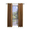 Versailles - Bamboo Grommet Top Curtain Panel, Brass Grommets, 42" x 63", Honey Brown - - Mounts For Less