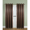 Versailles - Bamboo Grommet Top Curtain Panel, Brass Grommets, 48" x 84", Walnut - - Mounts For Less