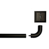 Versailles - BlackOut Room Darkening Curtain Rod Set, Two Mounting Options, Bronze (3 Sizes Available) - - Mounts For Less