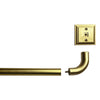 Versailles - BlackOut Room Darkening Curtain Rod Set, Two Mounting Options, Gold (3 Sizes Available) - - Mounts For Less